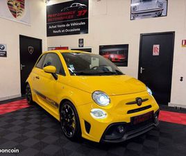 FIAT 500 ABARTH 595 COMPETIZIONE PACK PERFORMANCE BVM6 1.4 L TURBO 180 CH PHASE 2 LIGNE COMPLÈTE MAGNETI MARELLI SIÈGE SABELT F1 LED XENON CARPLAY JAUNE IMOLA 1