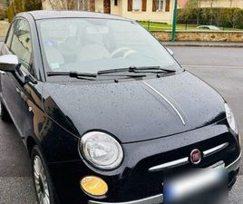 FIAT 500 FIAT 500 LOUNGE 1.2 ESS 69CH GHOT METAL BLEU ROCK'N ROLL PANORAMIQUE