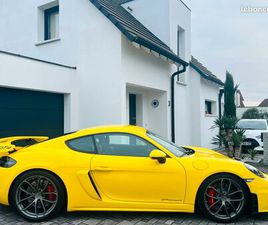 PORSCHE CAYMAN 718 GT4 PACK CLUBSPORT 4.0L 420 CH / SIÈGES BAQUETS 918 / FULL CARBONE / BEAUTIFUL CAR JAUNE RACING PORSCHE APPROVED 08/2026