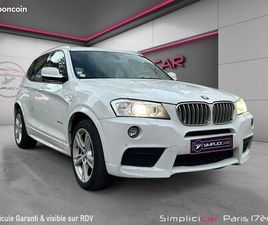 BMW X3 XDRIVE 30D BMW X3 F25 XDRIVE30D 258CH SPORT DESIGN STEPTRONIC A