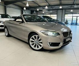BMW SERIE 2 CABRIOLET 220 BMW SERIE 2 CABRIOLET CABRIOLET 220D 190 CH F23 LUXURY BVA 8