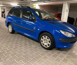 PEUGEOT 206 SW PEUGEOT 206SW, 60PS, 2.HD., TÜV NEU, SCHECKHEFT