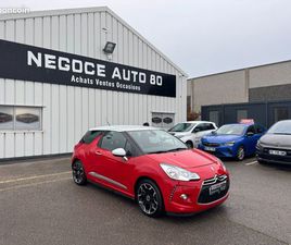 CITROEN DS3 CITROEN DS3 SO CHIC E-HDI 90 CV 169500 KM 03/2012 PREMIERE MAIN SUIVI CITROEN SIÈGES CHAUFFANTS AUDIO JBL CARPL