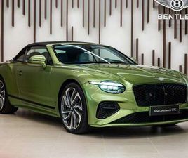 BENTLEY CONTINENTAL GTC CONTINENTAL GTC FIRST EDITION
