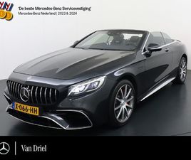 MERCEDES CLASSE S CABRIOLET S 63 AMG MERCEDES-BENZ S-KLASSE CABRIO AMG 63 4MATIC | DISTRONIC AIRSCARF MEMORY NACHTZICHT BURMESTER