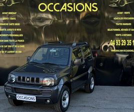 VENTE A DISTANCE LIVRAISON FRANCE SUZUKI JIMNY 1.3 VVT 85CH JLX 4X4 CLIM 1ERE MAIN JANTE ALU FAIBLE KM