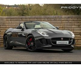 JAGUAR F-TYPE CABRIOLET P380 2016 - 3.0 V6 S - R DYNAMIC SEATS AND TWO TONE LEATHER - 9 STAMPS - MF16 2-DOOR
