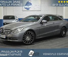 MERCEDES CLASSE E COUPE E 200 MERCEDES CLASSE E IV COUPE 200 CGI 184 EXECUTIVE BOITE AUTO-59.166KM-CUIR INTÉGRAL NOIR-GPS-RADARS-JANTES 19