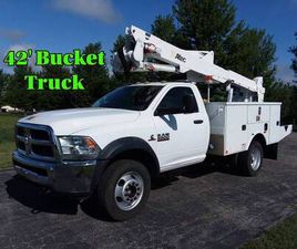 RAM TRUCKS RAM 5500 42' BUCKET TRUCK 2016 DODGE RAM 5500 CUMMINS DIESEL ALTEC AT37G LIFT
