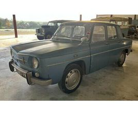 1963 RENAULT 8 BLEU MANUEL, 4 VITESSES CONDUITE À GAUCHE...