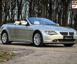 BMW SERIE 6 CABRIOLET 650 BMW 6-SERIE CABRIO 650I HIGH EXECUTIVE INDIVIDUAL | BTW AUTO | YOUNGTIMER | FULL OPTION |