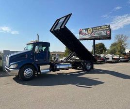 KENWORTH T370 2014 KENWORTH T370 WITH CUSTOM 18'1 REFURBISHED STEEL FLATBED