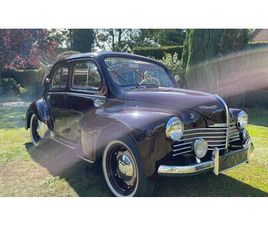 RENAULT 4CV DECOUVRABLE 1954 RENAULT 4CV DECOUVRABLE MARRON MANUEL, 3 VITESSES CO...