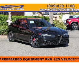 USED 2022 ALFA ROMEO GIULIA VELOCE LOS ANGELES CA 90001