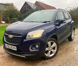CHEVROLET TRAX 2013 CHEVROLET TRAX 1.4T LT 5DR HATCHBACK PETROL MANUAL