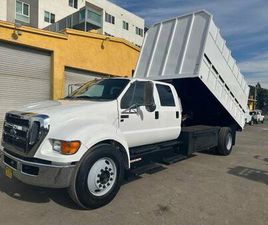 2015 FORD F-650 CREW CAB CHIPPER DUMP TRUCK/ LANDSCAPE TRUCK -WE FINANCE AND NAT