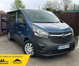 2019 VAUXHALL VIVARO 2900 1.6CDTI 120PS H1 COMBI 9 SEAT MPV DIESEL MANUAL