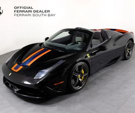 FERRARI 458 ITALIA SPIDER SPECIALE APERTA 2015 FERRARI 458 SPECIALE A SPIDER
