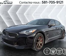 KIA STINGER USED 2022 KIA STINGER GT ÉLITE *AWD *V6 *368HP *CUIR *TOIT *GPS *HARMAN KARDON