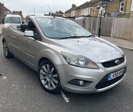 FORD FOCUS CC FORD, FOCUS CC, CONVERTIBLE, ULEZ FREE, 2009, MANUAL, 1999 (CC), 2 DOORS
