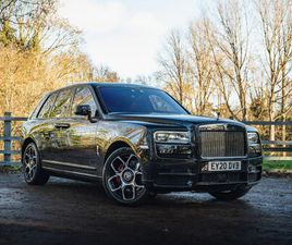 ROLLS ROYCE CULLINAN 2020 (20) 6.75 V12 BLACK BADGE AUTO 4WD EURO 6 5DR