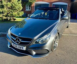 3.0 E350D V6 AMG LINE EDITION CABRIOLET G-TRONIC+ EURO 6 (START/STOP) 2DR