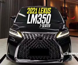 LEXUS LM 2020 LEXUS LM 350 3.5 7 SEATER MPV BLACK HITAM LM350 7SEATER 2021