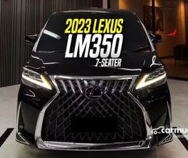 LEXUS LM LM 350H 2023 LEXUS LM 350 3.5 7 SEATER MPV BLACK HITAM LM350 7SEATER