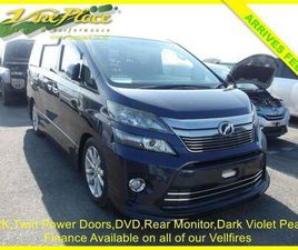 2012 TOYOTA VELLFIRE 2.4Z,7 SEATS,AUTO MPV PETROL AUTOMATIC