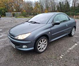 2005 PEUGEOT 206 1.6 ALLURE 2DR TIP AUTO [AC] CONVERTIBLE PETROL AUTOMATIC