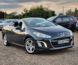 PEUGEOT 308 CC 2013 PEUGEOT 308 CC 1.6 VTI 2 DOOR 4 SEATER HARD TOP CONVERTIBLE ULEZ COMPLIANT