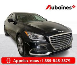 GENESIS G80 2018 GENESIS G80 TECHNOLOGY AWD CUIR TOIT PANO GPS SIÈGES VENTILÉS