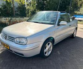 VOLKSWAGEN GOLF CABRIO PRACHTIGE VOLKSWAGEN GOLF 1.8 CABRIOLET 55KW 1999 GRIJS — VOLKSWAGEN — MARKTPLAATS