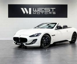 MASERATI GRANCABRIO SPORT MASERATI GRANCABRIO SPORT 4.7 V8 460 BVA – IMMAT FRANCE JA 20 SIEGES RÉGULATEUR DE VITESSE