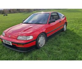 1989 HONDA CR-X ROUGE AUTOMATIQUE, 5 VITESSES CONDUITE À...