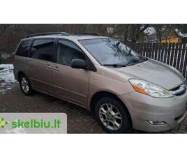 TOYOTA SIENNA TOYOTA SIENNA, 2006, 3,3L +DUJOS, 4X4