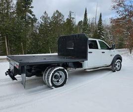 RAM TRUCKS RAM 5500 NICE RAM 5500 CREW CAB 4X4 6.7 CUMMINS TURBO DIESEL FLATBED!!!