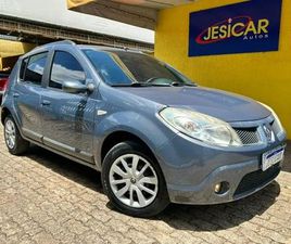 RENAULT SANDERO PRIVILEGE 1.6 2009 COMPLETO CINZA