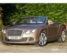 2012 BENTLEY CONTINENTAL GTC W12 - 6,111 MILES