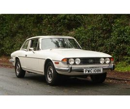 TRIUMPH STAG 1971 TRIUMPH STAG BLANC MANUEL, 4 VITESSES CONDUITE À DRO...