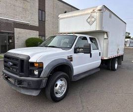 FORD F 450 CREW CAB 2008 FORD F-450 F450 BOX TRUCK TURBO DIESEL PWR LIFT 44K MLS!