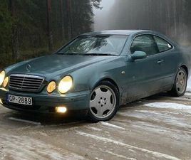 MERCEDES CLK200, CENA 1 500 €. 141KW, KOMPRESORS R17 DISKI MANUĀLA ĀTRUMKĀRBA BOSE ATMIŅU AIZMUGURES - SLUDINĀJUMI