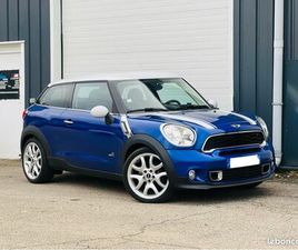 MINI PACEMAN 1.6 184 CH COOPER S PACK ALL4 , BOITE AUTOMATIQUE , BLEU , INTÈRIEUR CUIR NOIR DU 24/04/2014 , 99000 KM