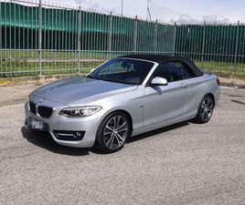 BMW SERIE 2 CABRIO 220 220D CABRIO SPORT AUTO UNIPROPRIETARIO