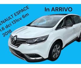 RENAULT ESPACE RENAULT ESPACE 1.6 DCI 6M IN ARRIVO