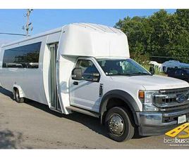 2020 F550 27 PASSENGER SHUTTLE WITH REAR LUGGAGE!