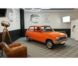 RENAULT R5 1975 RENAULT 5 ORANGE MANUEL, 4 VITESSES CONDUITE À GAUCH...