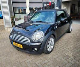 MINI 2010 ZWART CABRIO APK BIJ AFLEV ,AIRCO ,VEEL OPTIES — MINI — MARKTPLAATS