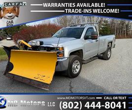 CHEVROLET SILVERADO 2500HD REGULAR CAB 2018 CHEVROLET SILVERADO 2500HD 2500 HD 2500-HD WORK TRUCK 4X4 4 X 4 4