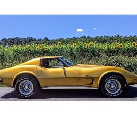 1973 CHEVROLET CORVETTE JAUNE AUTOMATIQUE, 3 VITESSES CON...